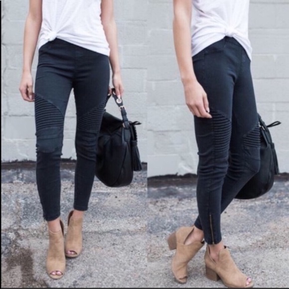 Stretchy Biker Pants - Picture 2 of 5